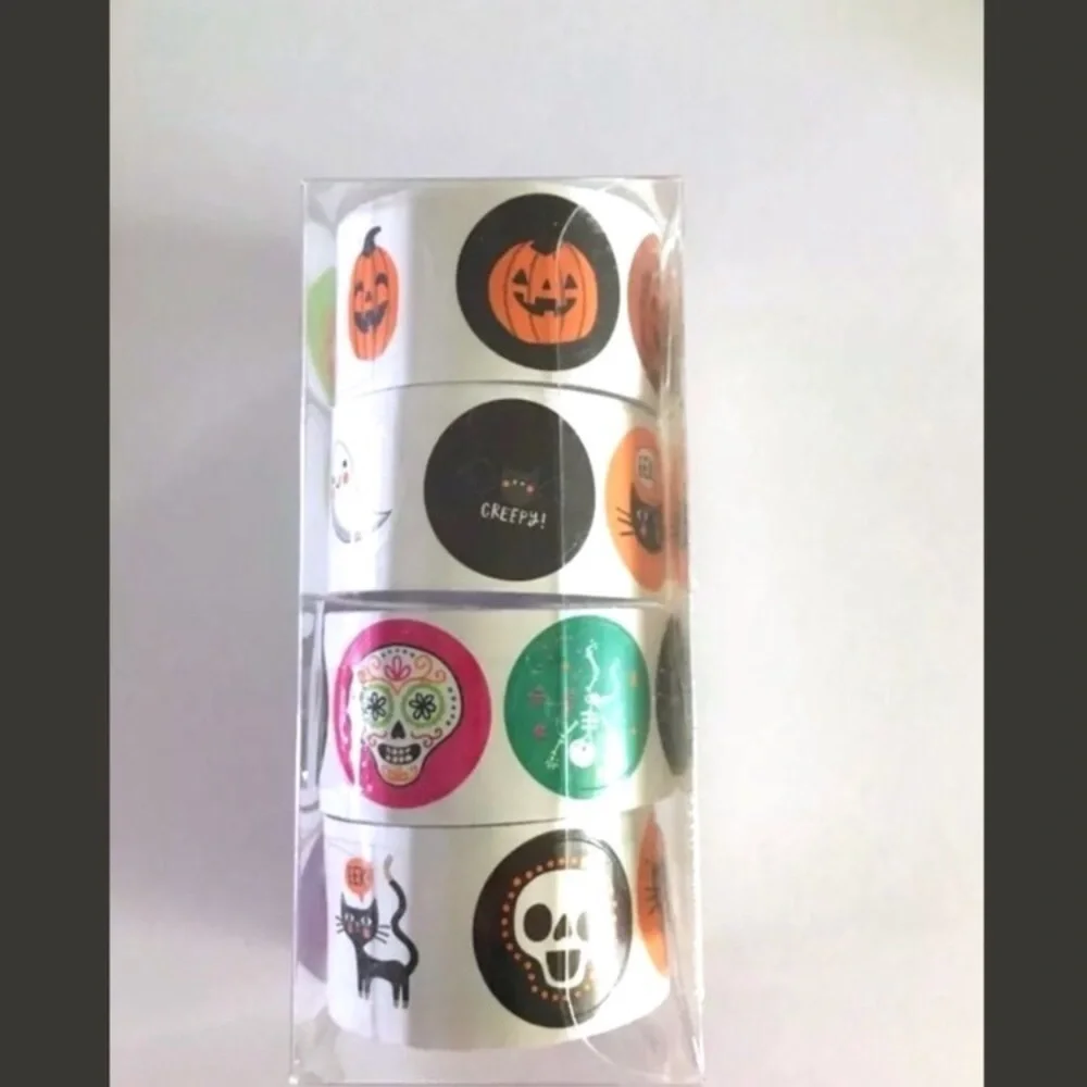 Halloween Pumpkin Stationery Set Notepad Stickers Pencils Glitter Planner Girl